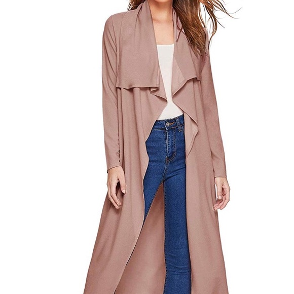 Open Front Long Sleeve Light Cardigan - Picture 4 of 8